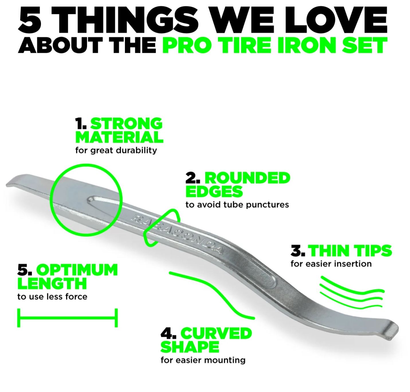 Rabaconda PRO Tyre Lever Set