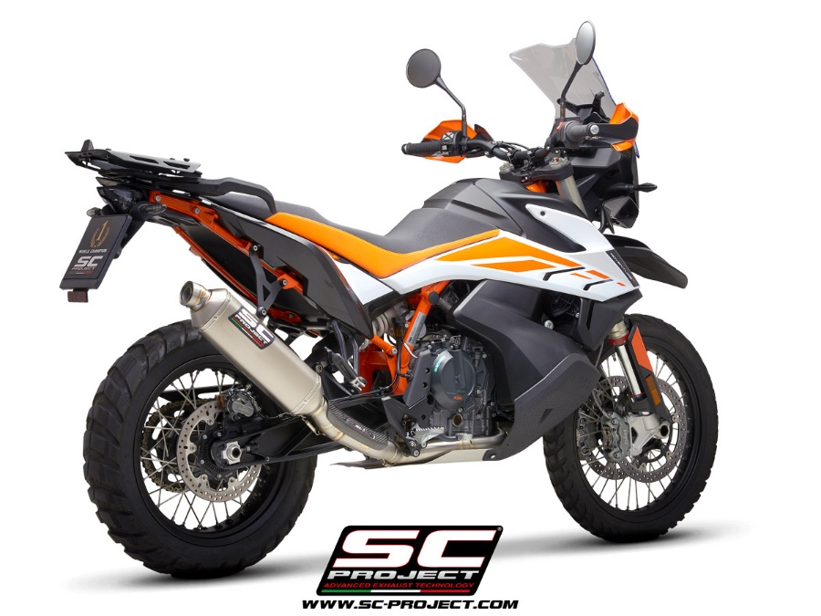 SC Project 2-1 Titanium Full Exhaust System - KTM 890 ADVENTURE / 890 ADVENTURE A2 (2021-2024) - Racing Only!!!