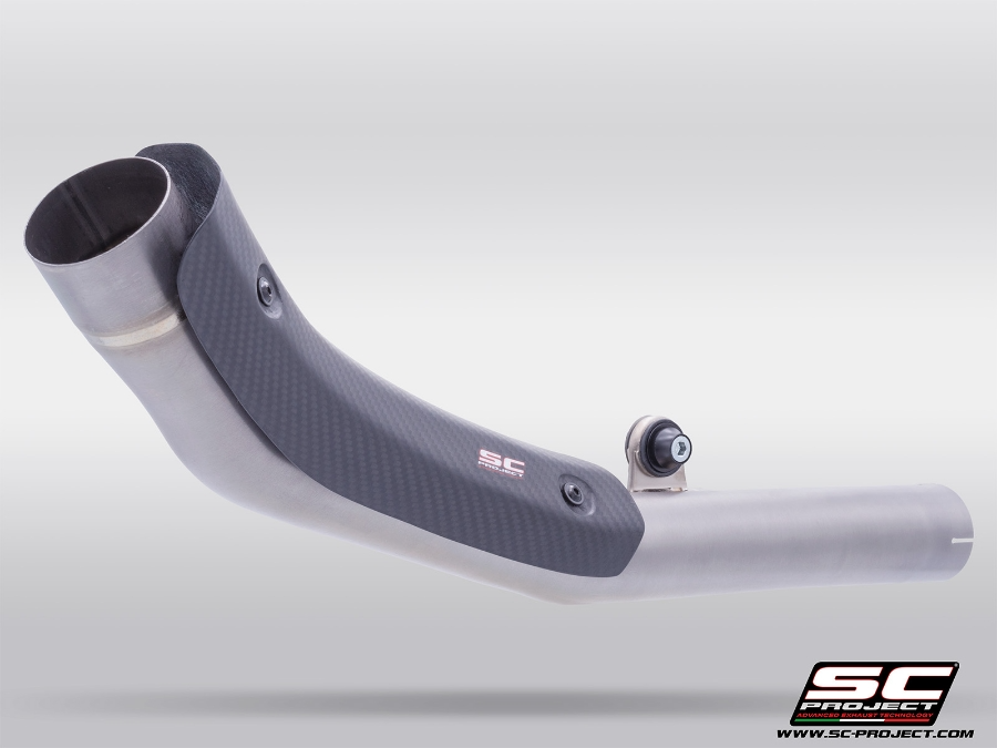 SC Project De-Cat Link Pipe Titanium - Kove 450 RALLY (2023 - 2025) - Racing Only!!!