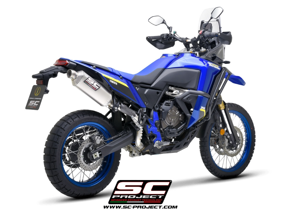 SC Project Rally Raid Titanium Exhaust (High) - Yamaha Tenere 700 World Raid (2022 - 2025) - Racing Only!!!