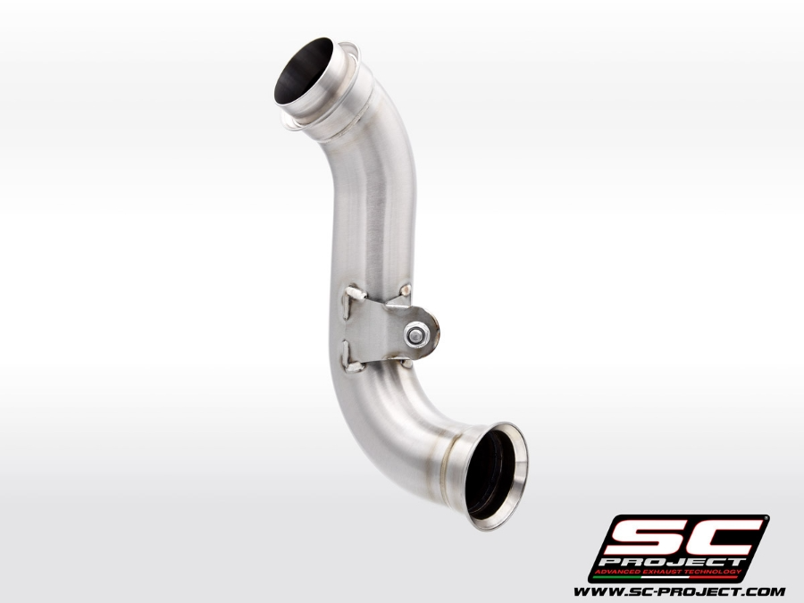 SC Project De-Cat Link Pipe Stainless Steel - KTM 890 ADVENTURE / 890 ADVENTURE A2 (2021-2024) - Racing Only!!! (Copy)