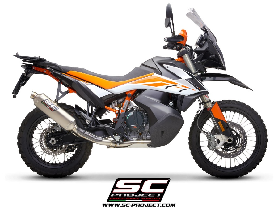 SC Project 2-1 Titanium Full Exhaust System - KTM 890 ADVENTURE / 890 ADVENTURE A2 (2021-2024) - Racing Only!!!