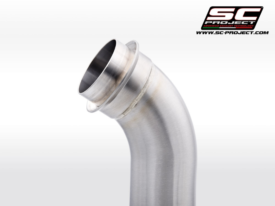 SC Project De-Cat Link Pipe Stainless Steel - KTM 890 ADVENTURE / 890 ADVENTURE A2 (2021-2024) - Racing Only!!! (Copy)