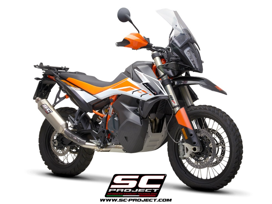 SC Project 2-1 Titanium Full Exhaust System - KTM 890 ADVENTURE / 890 ADVENTURE A2 (2021-2024) - Racing Only!!!