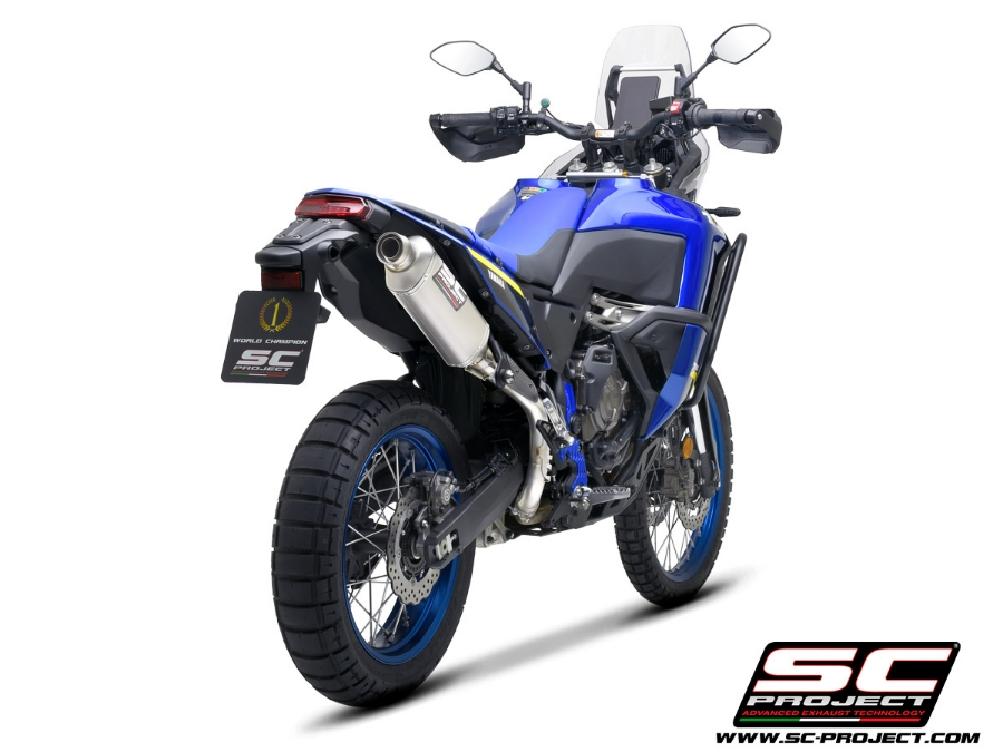 SC Project Rally Raid Titanium Exhaust (High) - Yamaha Tenere 700 World Raid (2022 - 2025) - Racing Only!!!