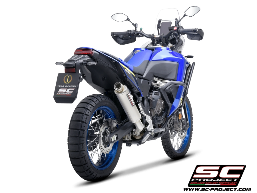 SC Project Rally Race Titanium Exhaust (Low) - Yamaha Tenere 700 World Raid (2022 - 2025) - Racing Only!!!
