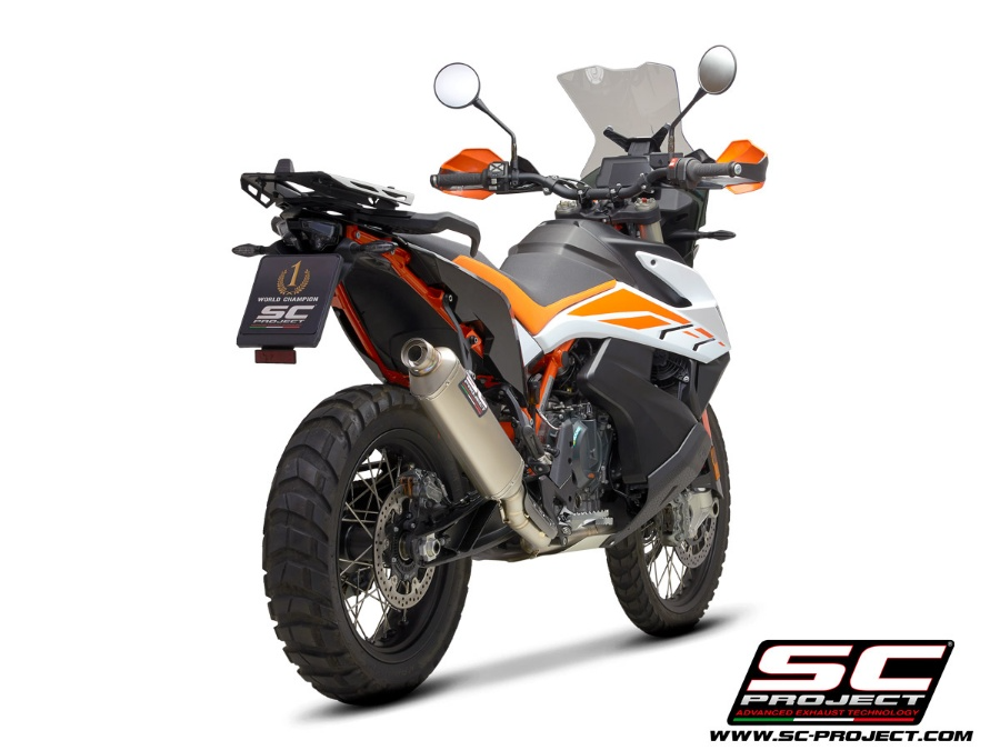 SC Project 2-1 Titanium Full Exhaust System - KTM 890 ADVENTURE / 890 ADVENTURE A2 (2021-2024) - Racing Only!!!