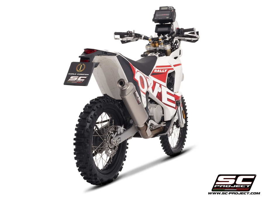 SC Project Rally-X GT Titanium Exhaust - Kove 450 RALLY (2023 - 2025) - Homologated
