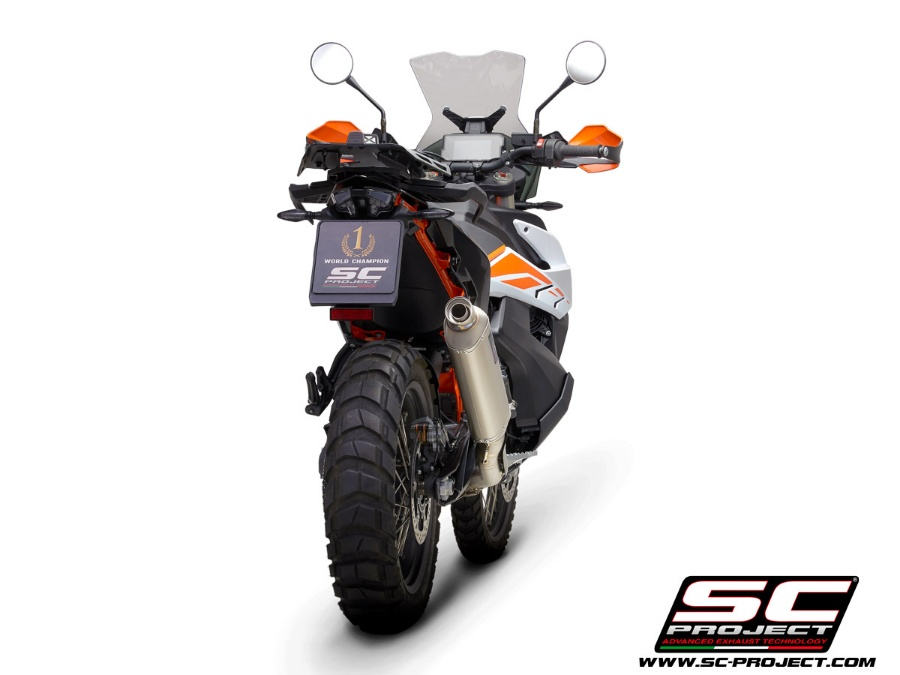 SC Project 2-1 Titanium Full Exhaust System - KTM 890 ADVENTURE / 890 ADVENTURE A2 (2021-2024) - Racing Only!!!