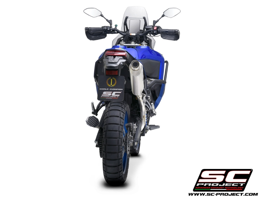 SC Project Rally Raid Titanium Exhaust (High) - Yamaha Tenere 700 World Raid (2022 - 2025) - Racing Only!!!