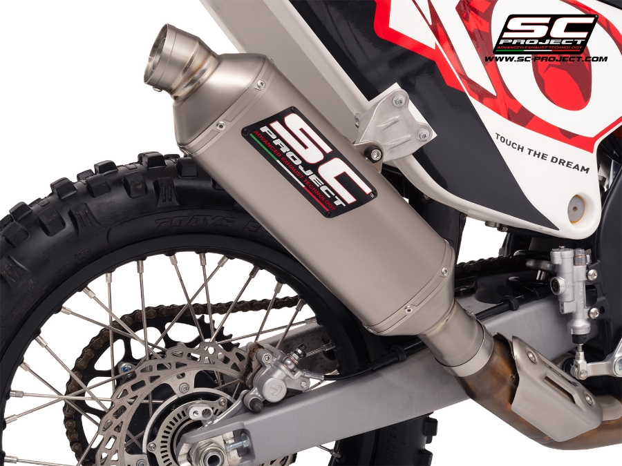 SC Project Rally Raid Titanium Exhaust - Kove 450 RALLY (2023 - 2025) - Racing Only!!!