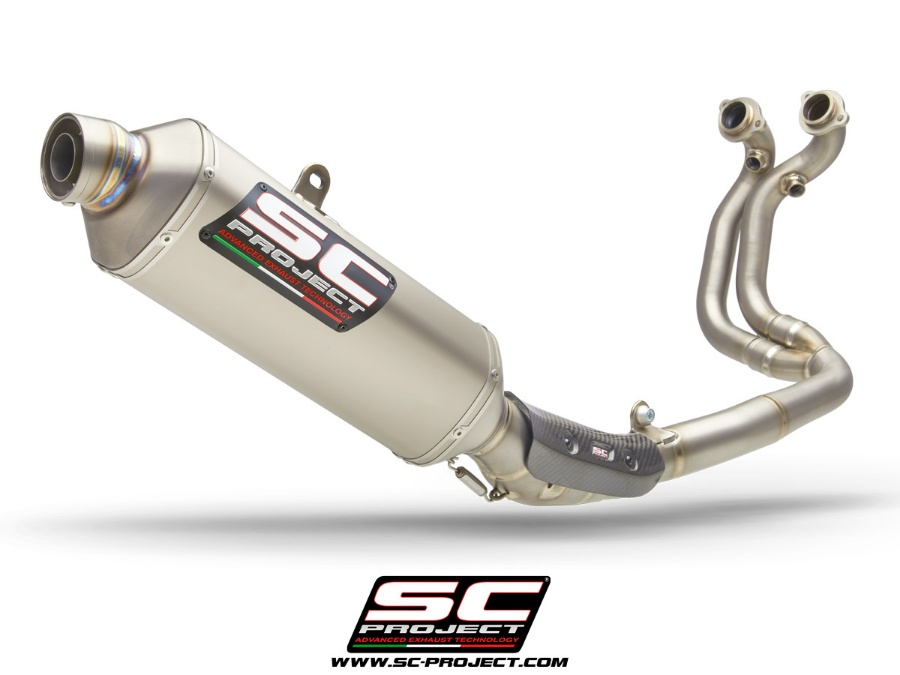 SC Project 2-1 Titanium Full Exhaust System - KTM 890 ADVENTURE / 890 ADVENTURE A2 (2021-2024) - Racing Only!!!