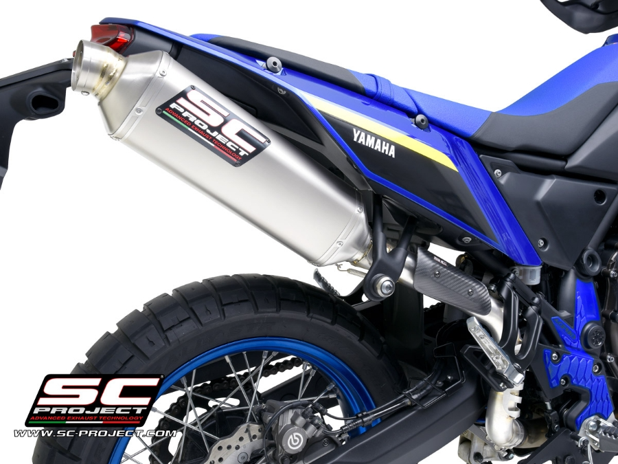 SC Project Rally Raid Titanium Exhaust (High) - Yamaha Tenere 700 World Raid (2022 - 2025) - Racing Only!!!