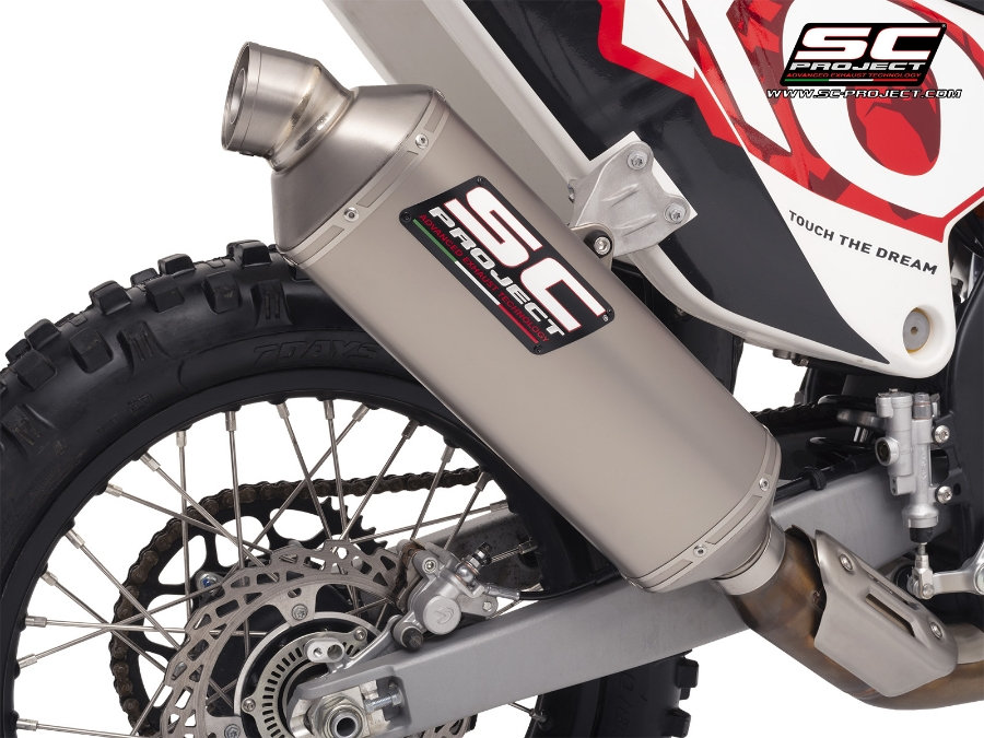 SC Project Rally-X GT Titanium Exhaust - Kove 450 RALLY (2023 - 2025) - Homologated