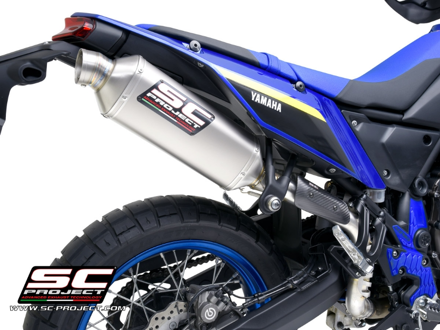 SC Project Rally Raid Titanium Exhaust (High) - Yamaha Tenere 700 World Raid (2022 - 2025) - Homologated