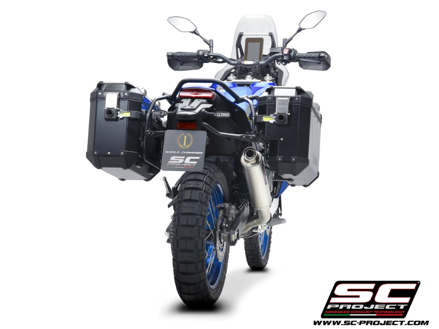 SC Project Rally Race Titanium Exhaust (Low) - Yamaha Tenere 700 World Raid (2022 - 2025) - Racing Only!!!