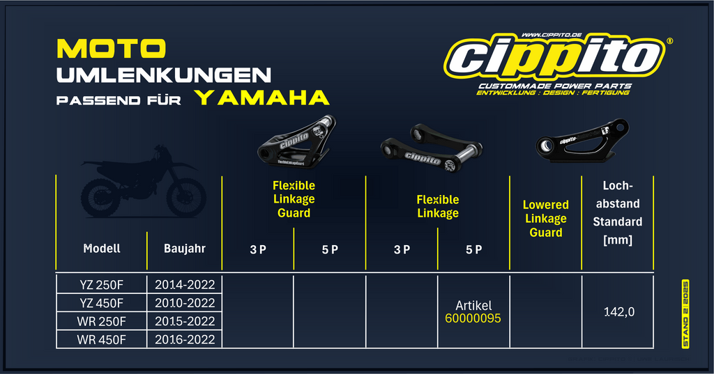 Cippito FL (Flexible Linkage) 5P Yamaha / Fantic - Art. 60000095