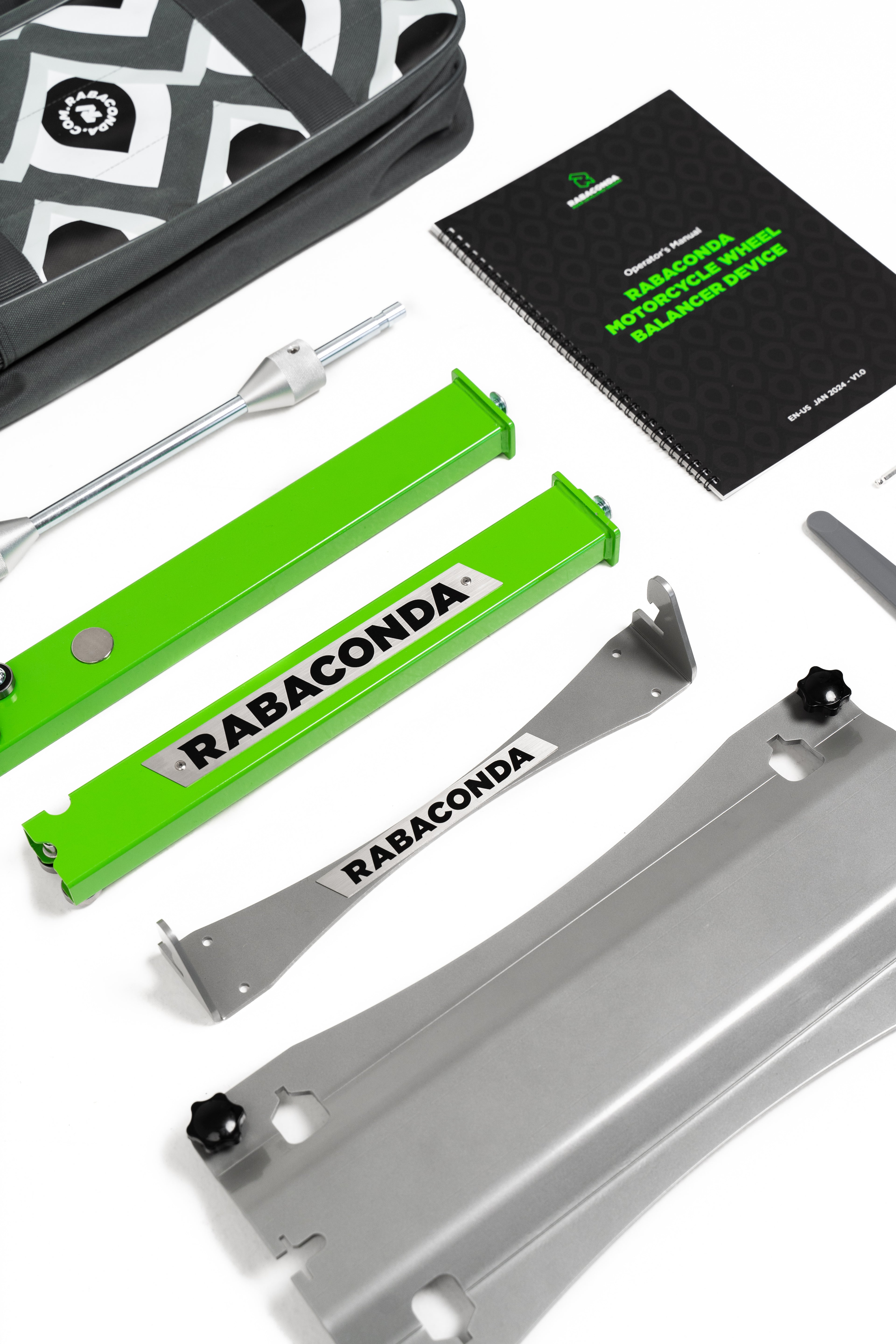 Rabaconda Motorcycle Wheel Balancer