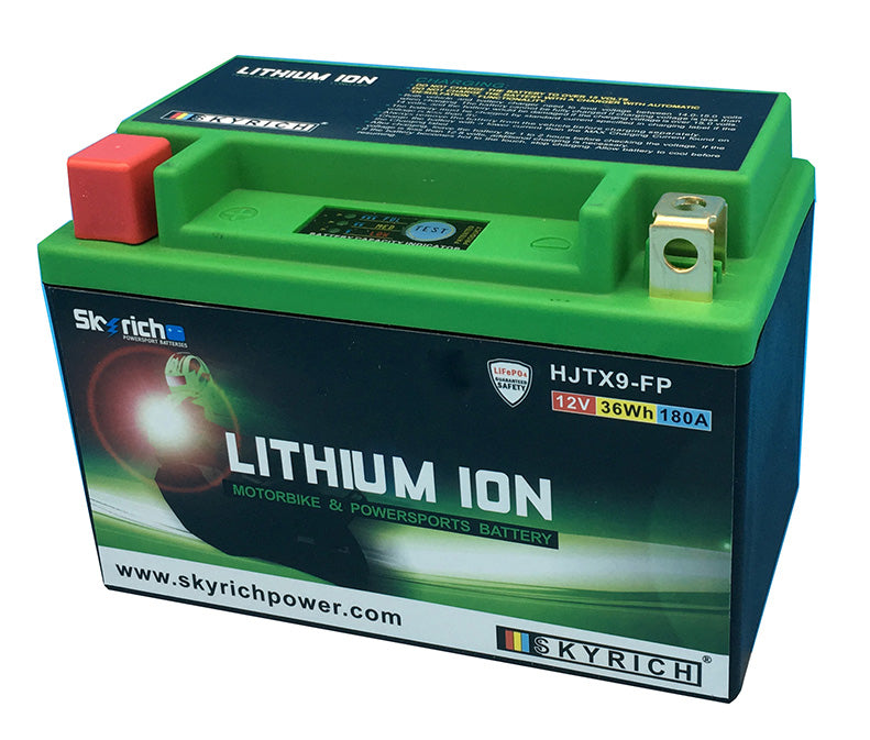 Skyrich Lithium Battery HJTX9-FP (YTX9-BS Replacement)