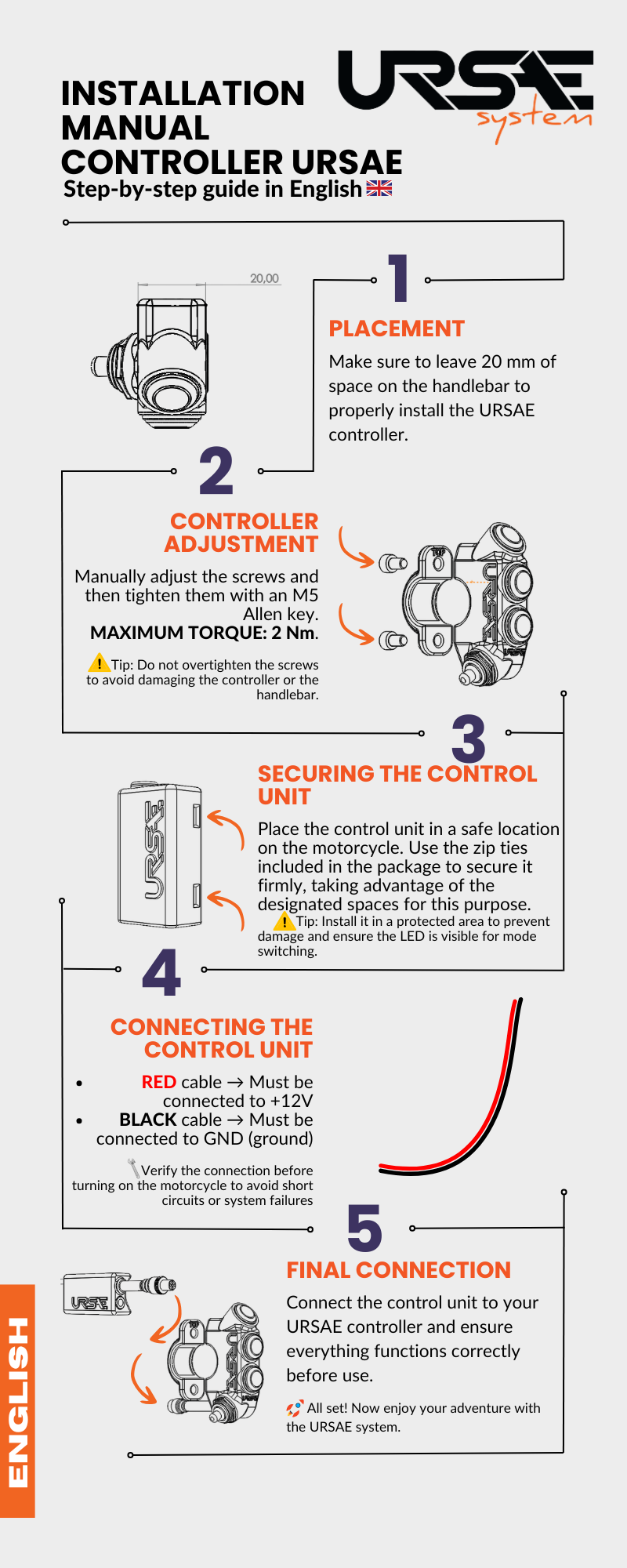 URSAE System Bluetooth Remote Control