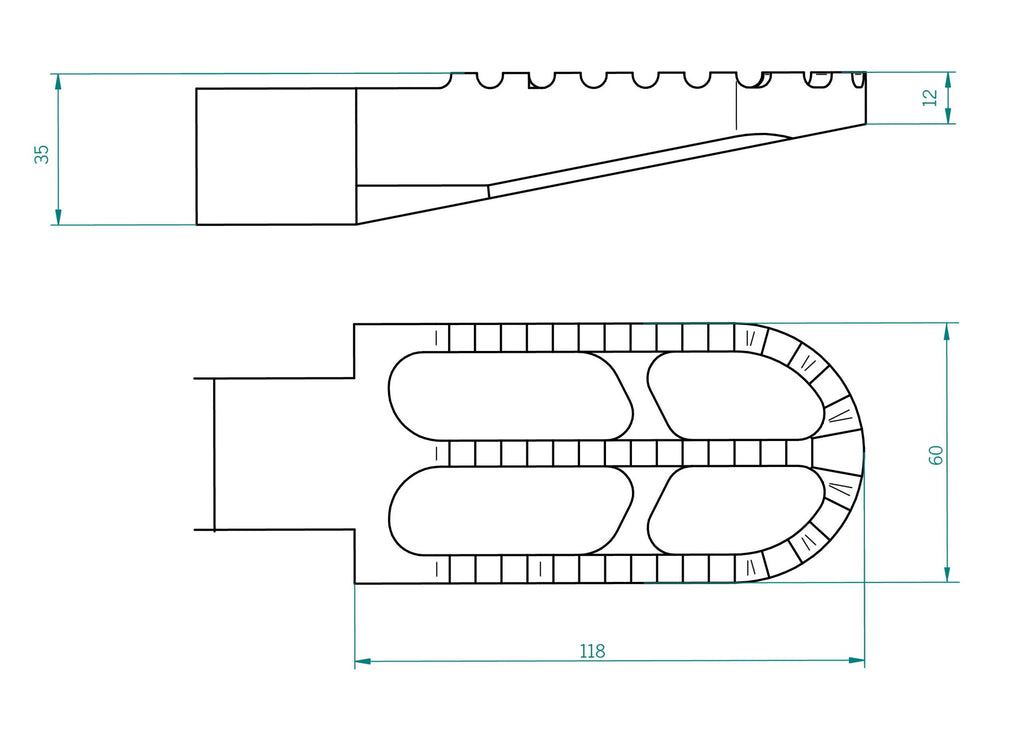 Rally / ADV Footpegs by Cross-Country ADV