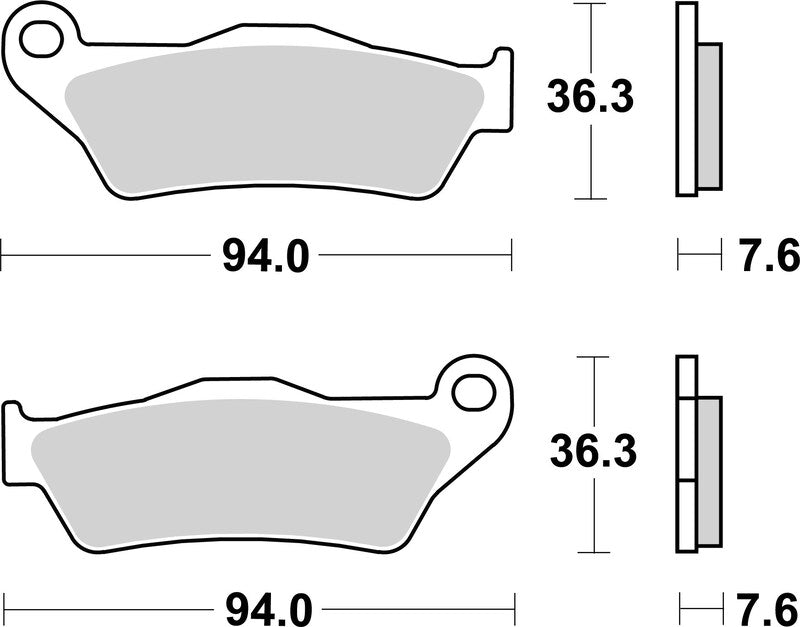 Brembo Brake Pads Yamaha Ténéré 700 (Front – Sintered, Long Life)