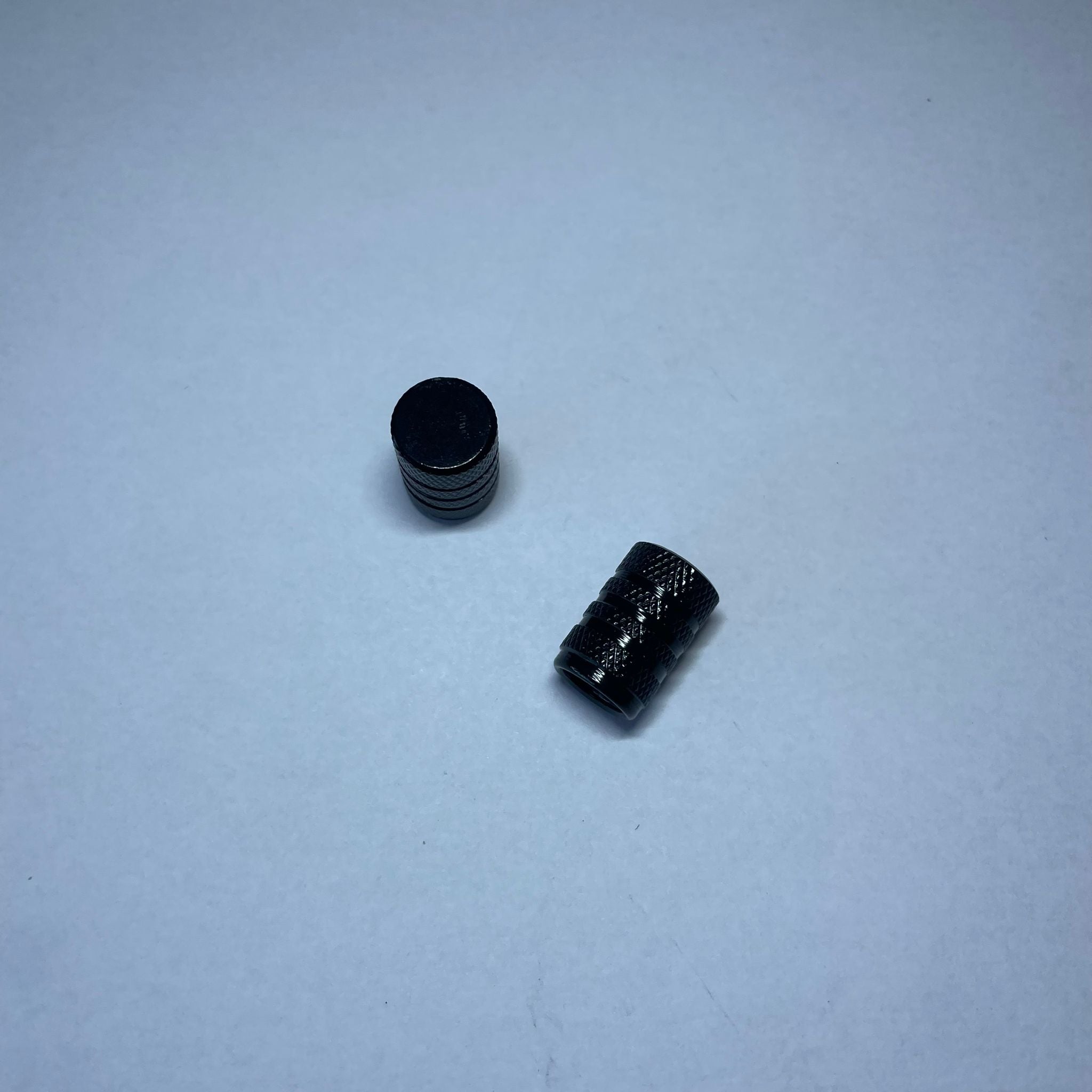 Aluminium CNC Valve Caps (Black)