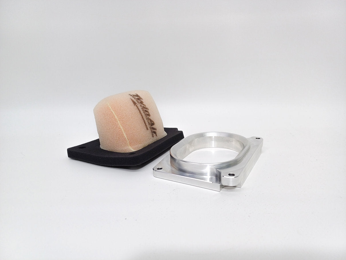 Yamaha Tenere 700 High-Flow Air Filter Kit with CNC Aluminum Flange