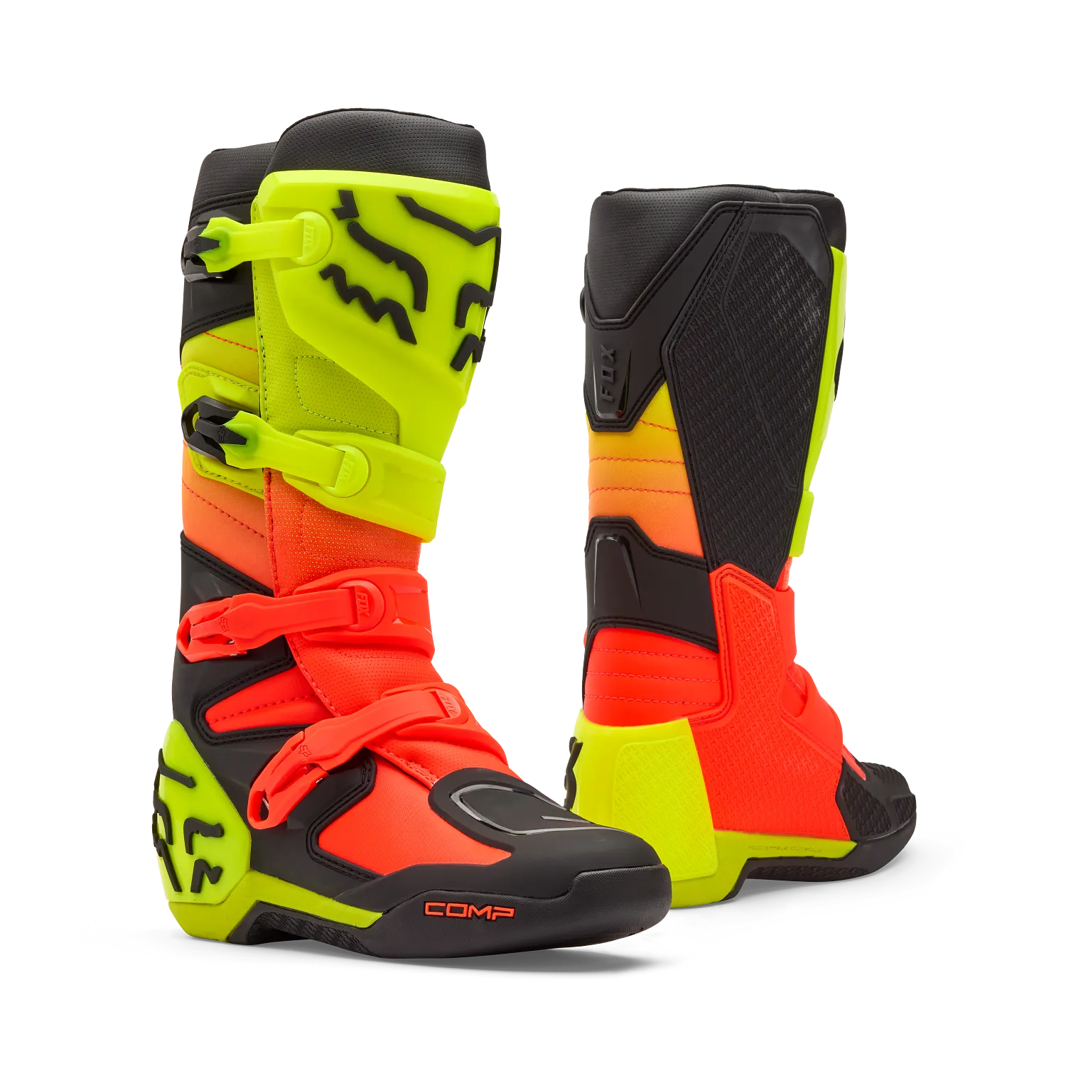Fox Comp Boots (Orange & Yellow)