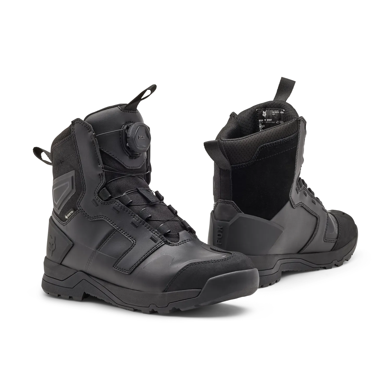 Fox Defend ADV Boots (Black / Dark Khaki Brown)