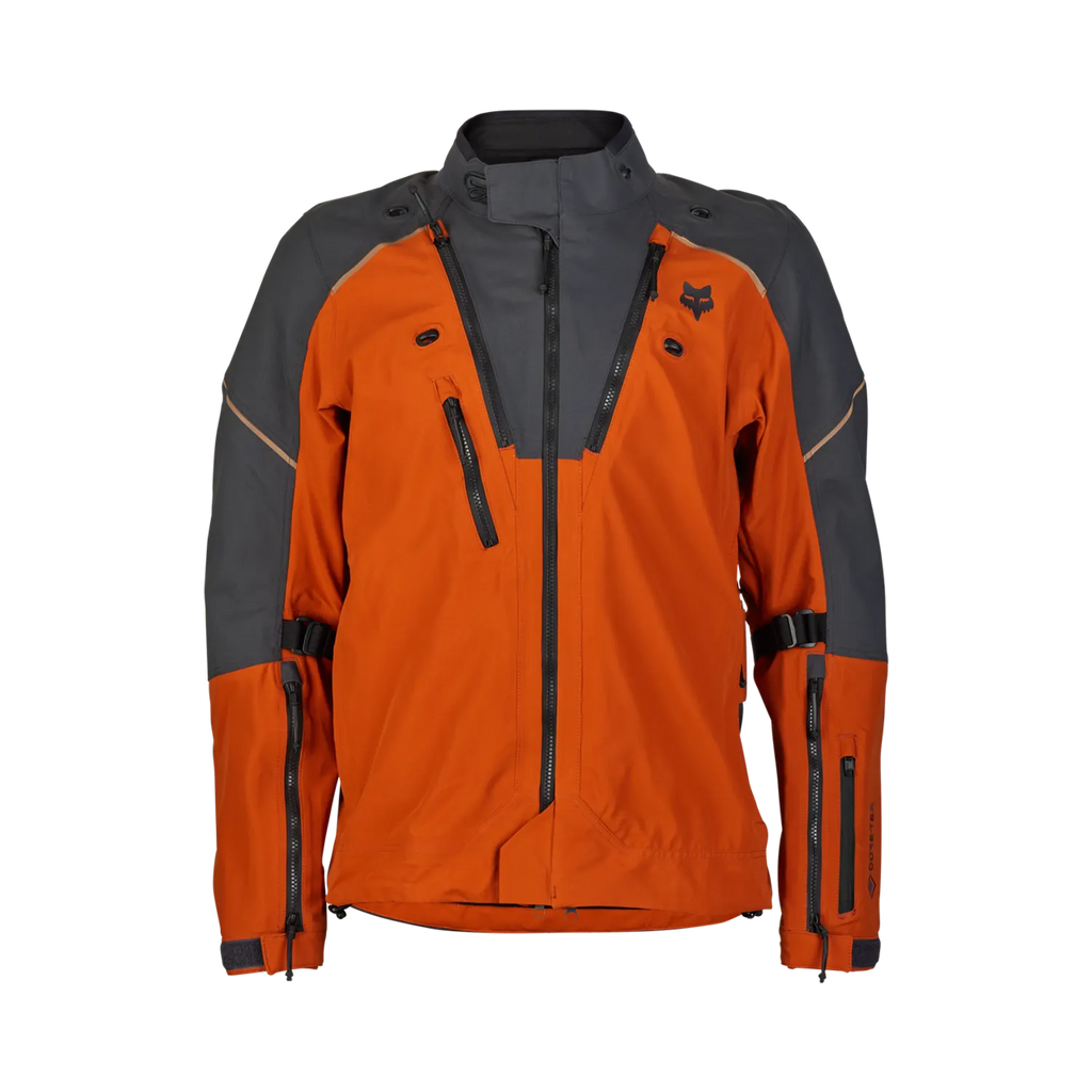 Fox Defend GORE-TEX ADV Jacket (Black / Burnt Orange)