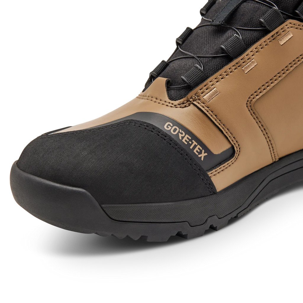 Fox Defend ADV Boots (Black / Dark Khaki Brown)