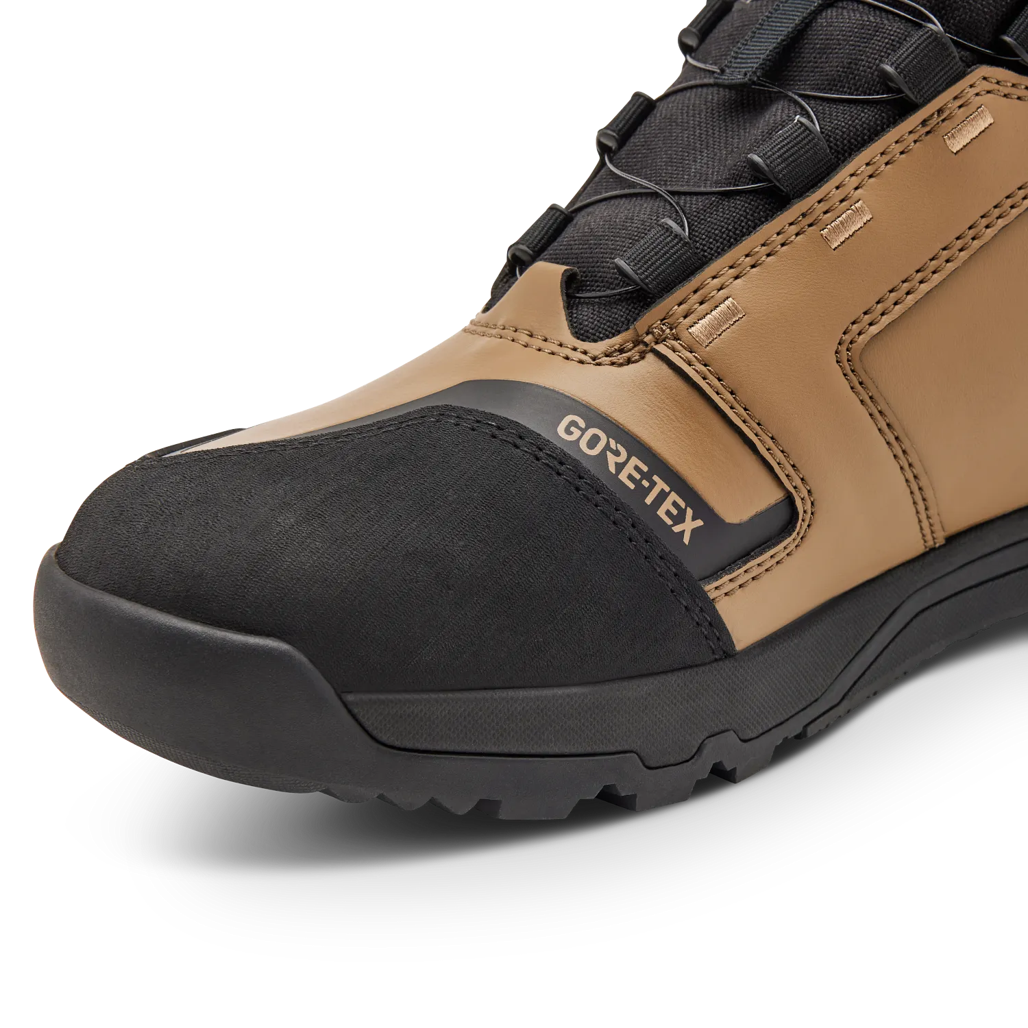 Fox Defend ADV Boots (Black / Dark Khaki Brown)