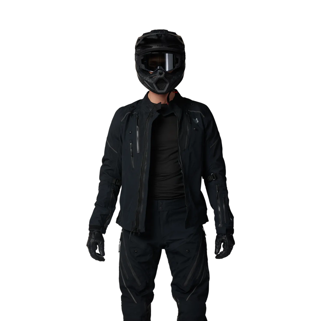Fox Defend GORE-TEX ADV Jacket (Black / Burnt Orange)