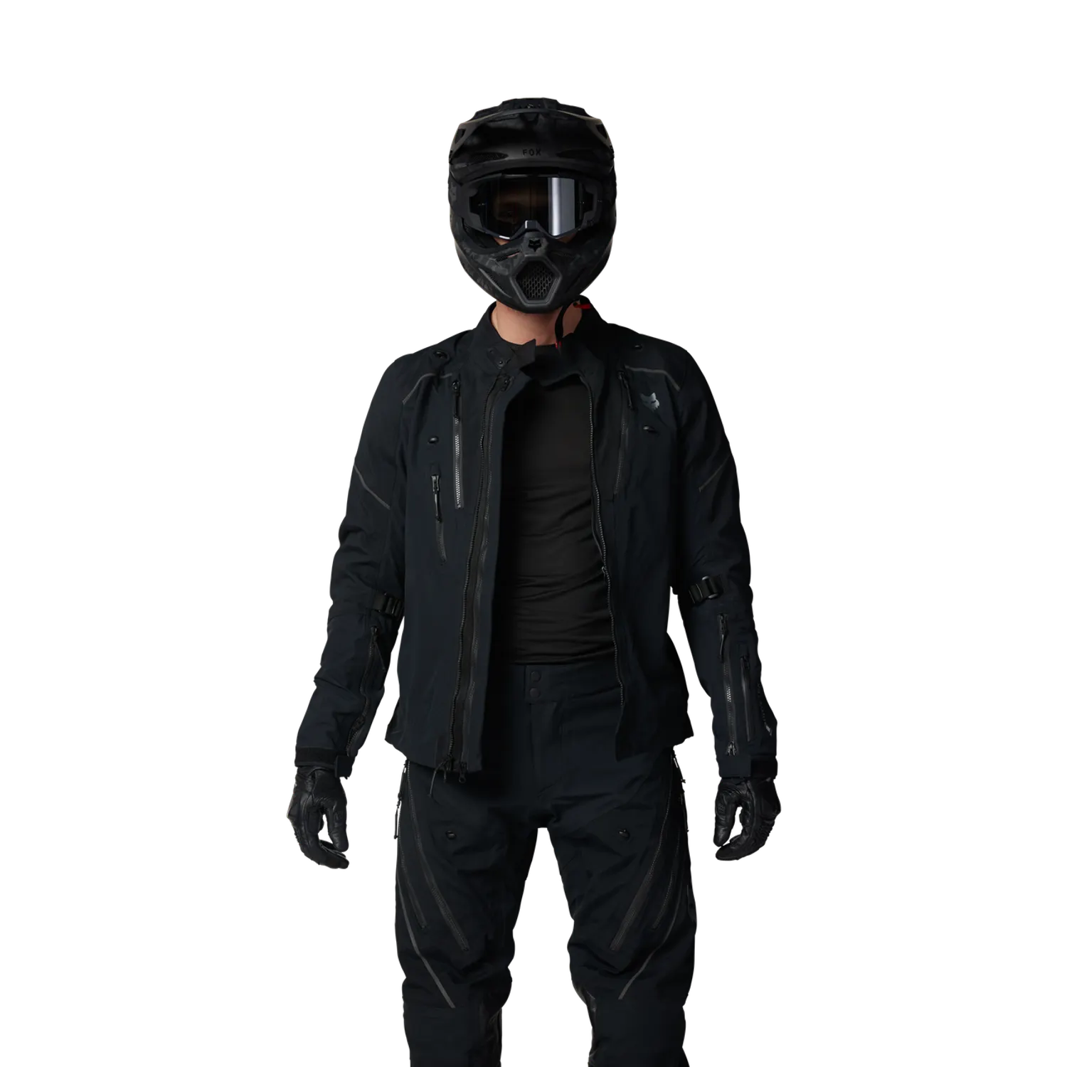 Fox Defend GORE-TEX ADV Jacket (Black / Burnt Orange)