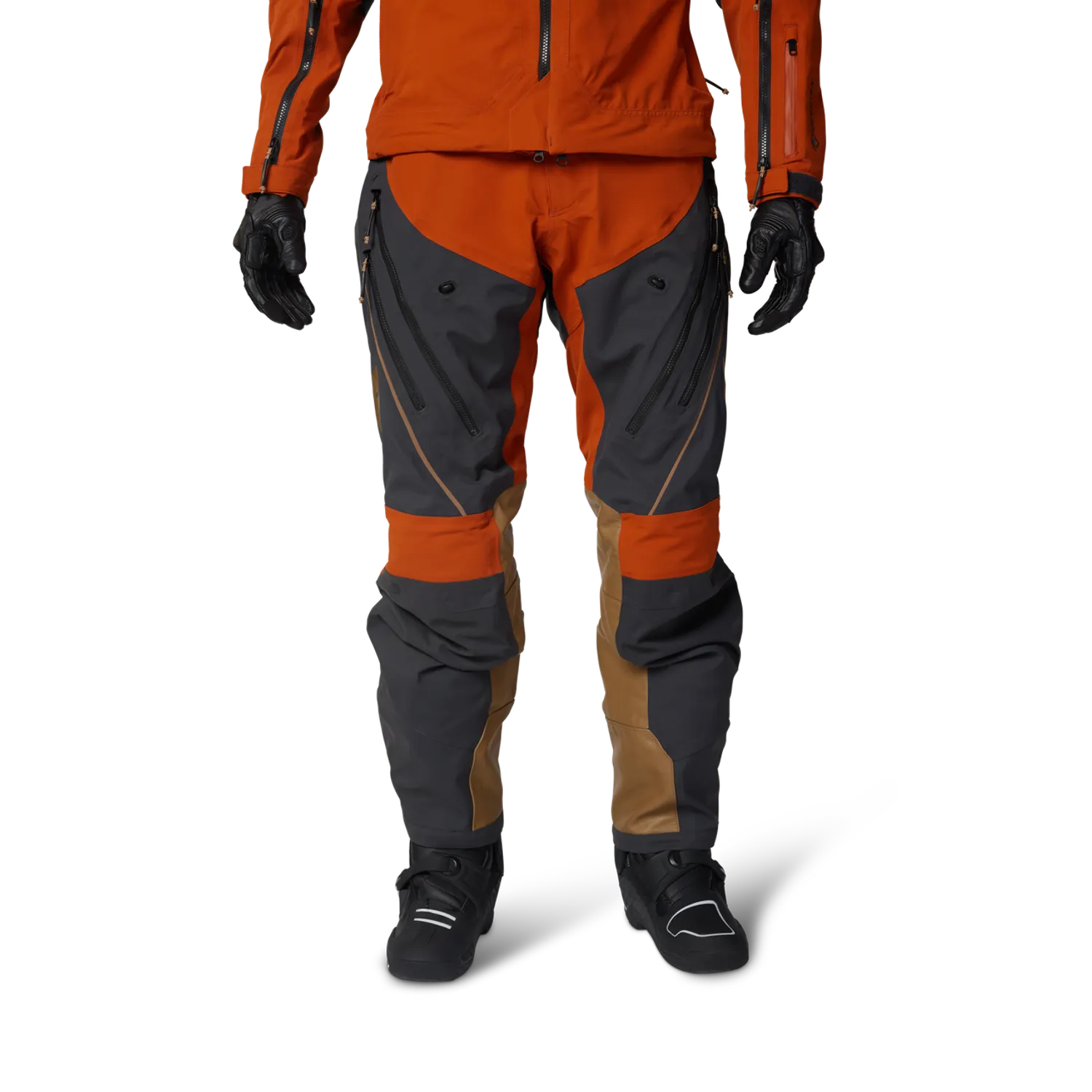 Fox Defend GORE-TEX ADV Pants (Black / Burnt Orange)