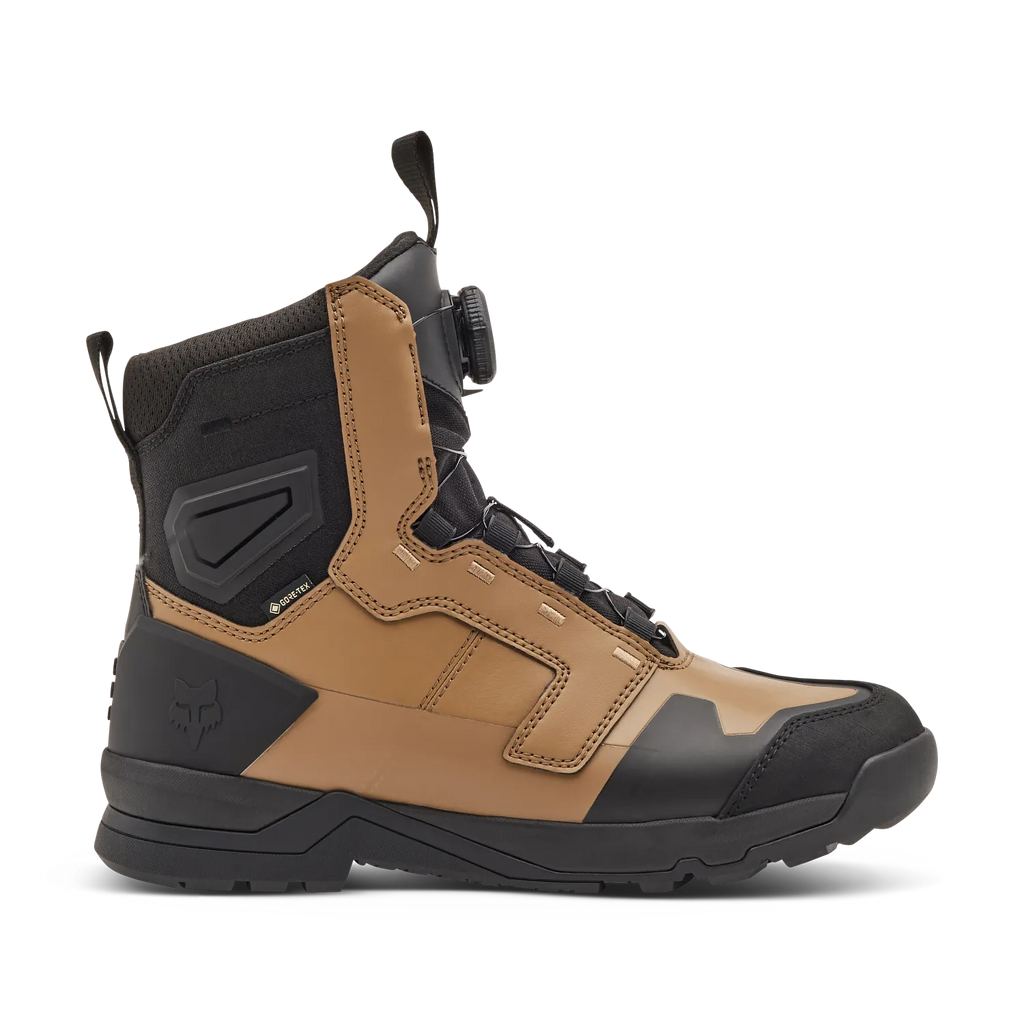 Fox Defend ADV Boots (Black / Dark Khaki Brown)