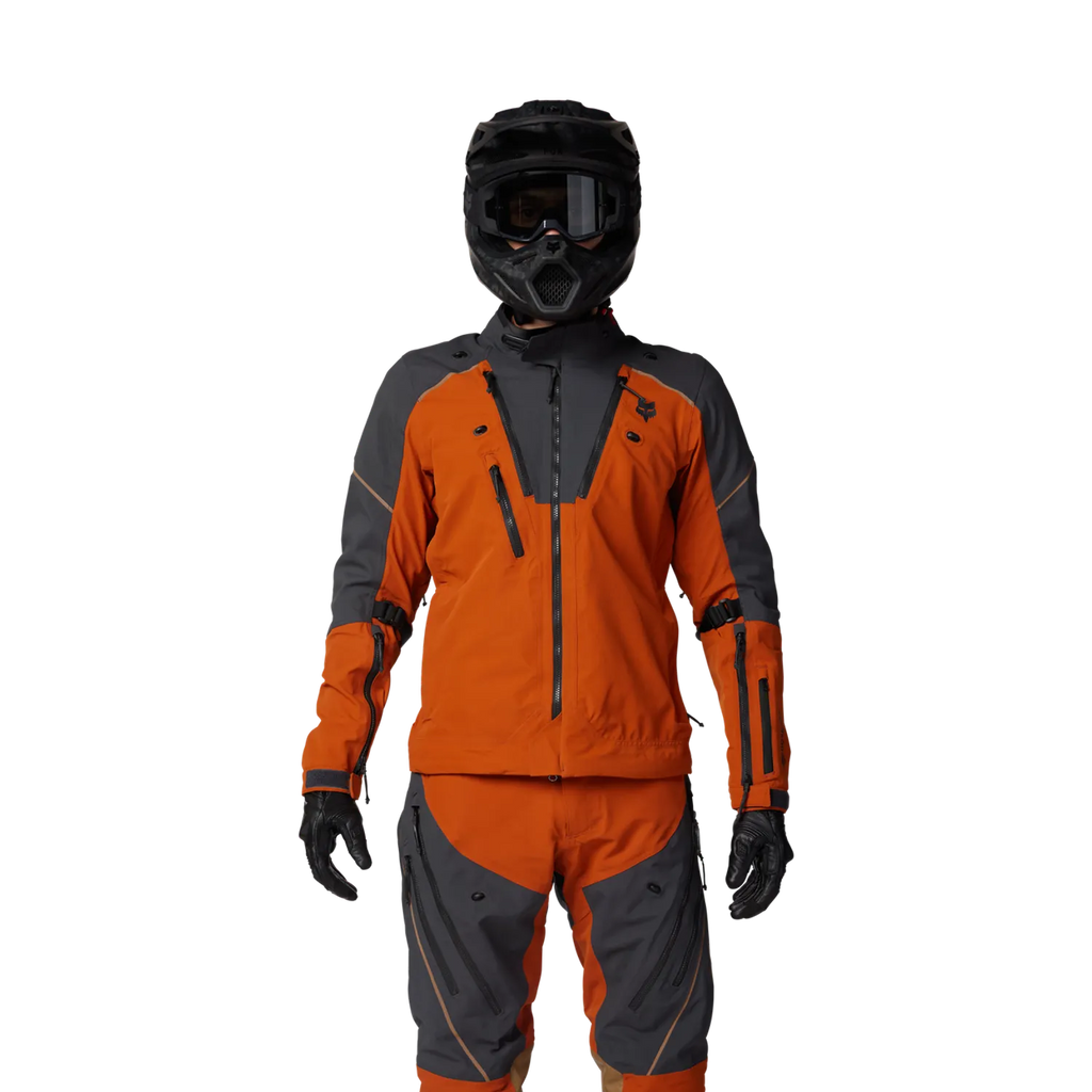Fox Defend GORE-TEX ADV Jacket (Black / Burnt Orange)