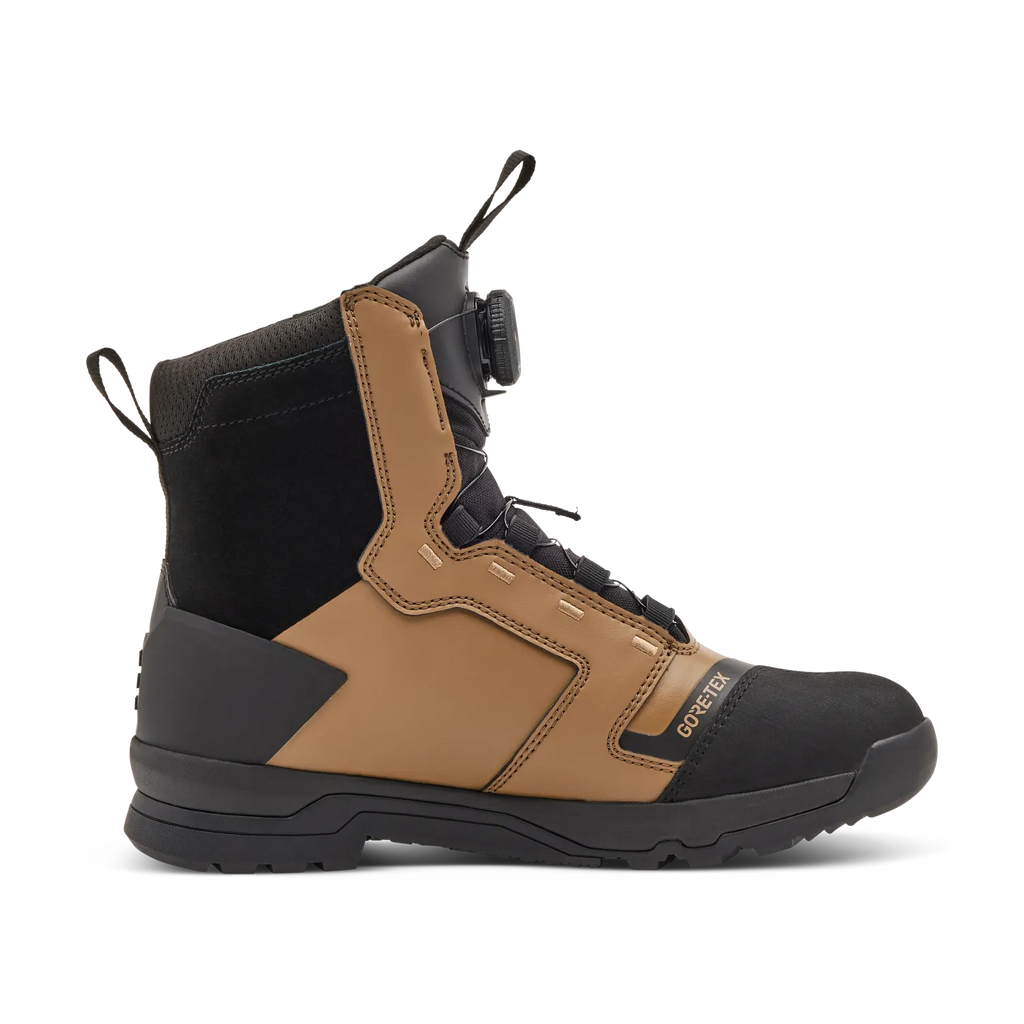Fox Defend ADV Boots (Black / Dark Khaki Brown)