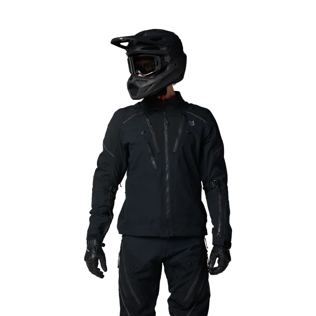 Fox Defend GORE-TEX ADV Jacket (Black / Burnt Orange)