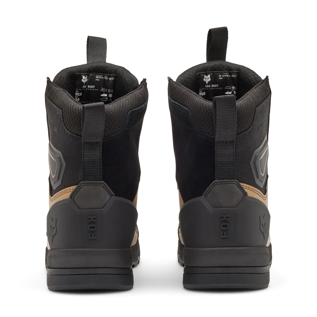 Fox Defend ADV Boots (Black / Dark Khaki Brown)