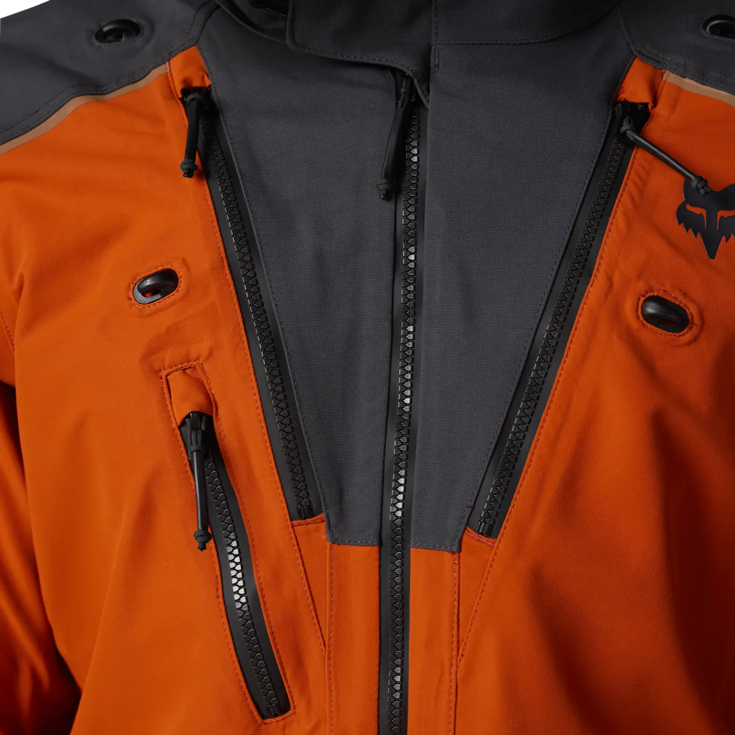 Fox Defend GORE-TEX ADV Jacket (Black / Burnt Orange)