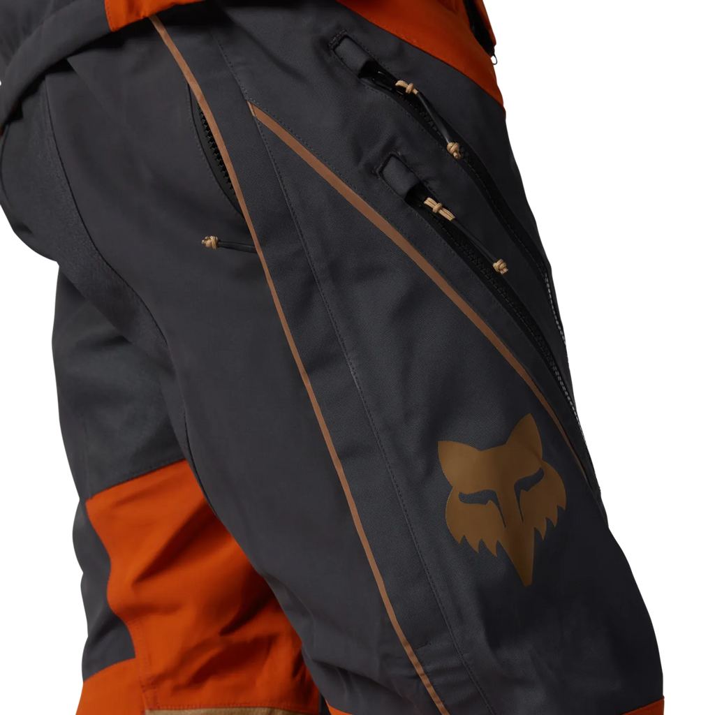 Fox Defend GORE-TEX ADV Pants (Black / Burnt Orange)