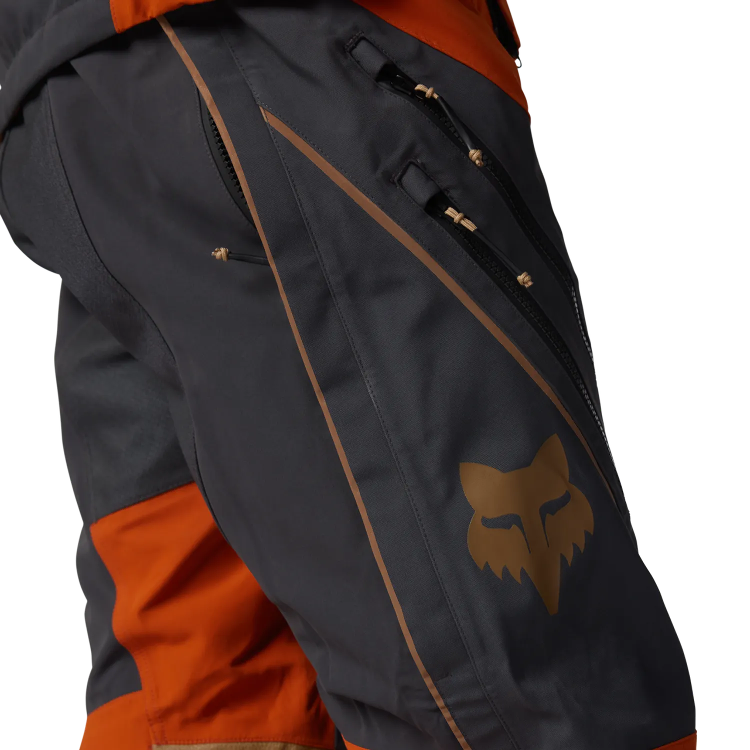 Fox Defend GORE-TEX ADV Pants (Black / Burnt Orange)