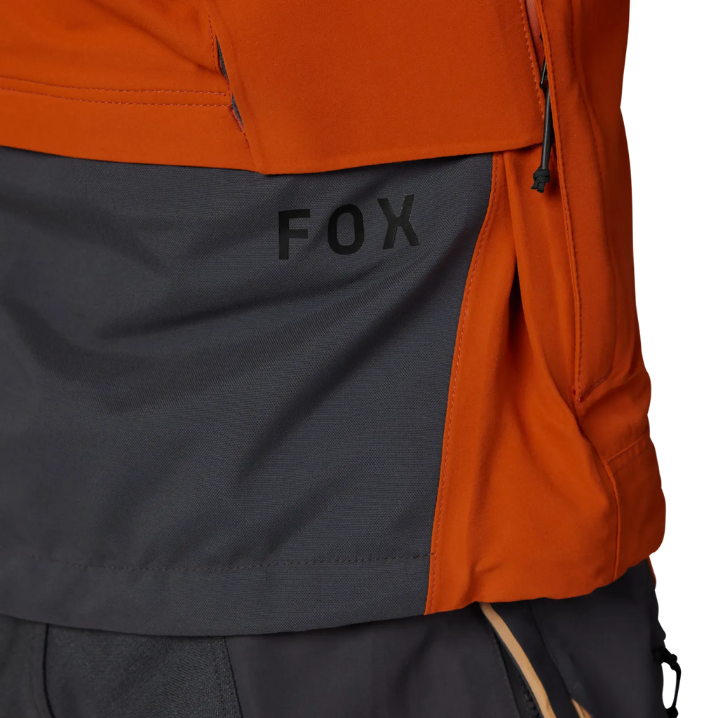Fox Defend GORE-TEX ADV Jacket (Black / Burnt Orange)