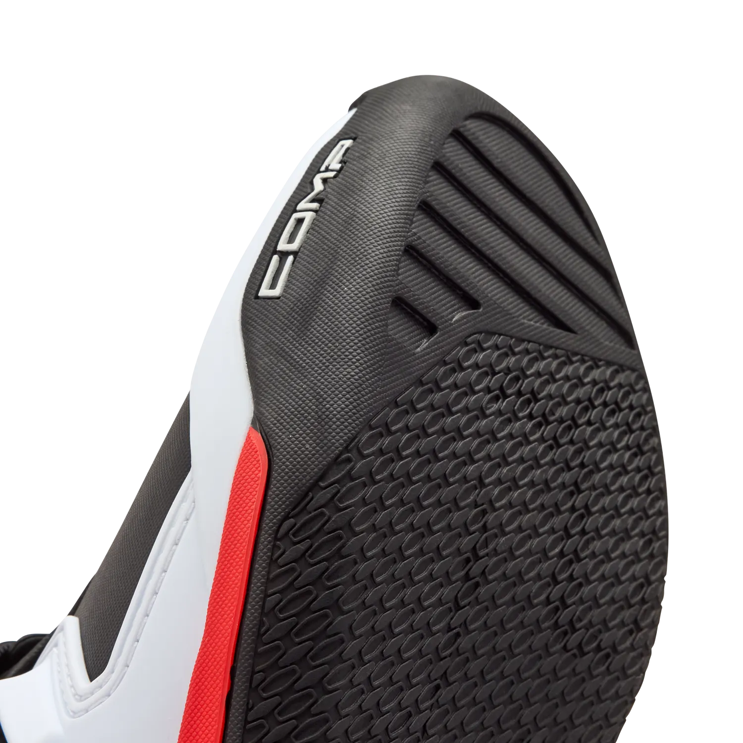 Fox Comp Boots (White & Fluorescent Red)