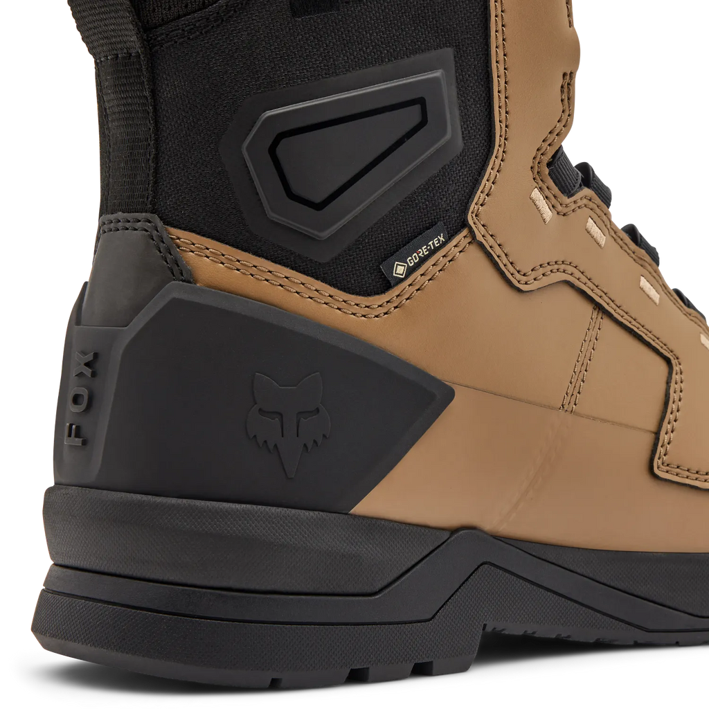Fox Defend ADV Boots (Black / Dark Khaki Brown)