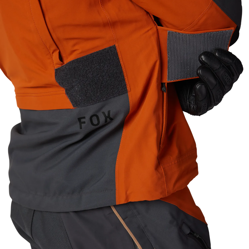 Fox Defend GORE-TEX ADV Jacket (Black / Burnt Orange)