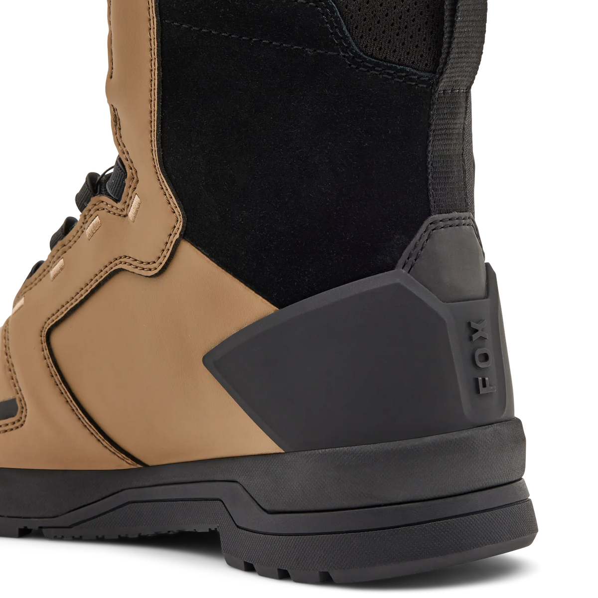 Fox Defend ADV Boots (Black / Dark Khaki Brown)