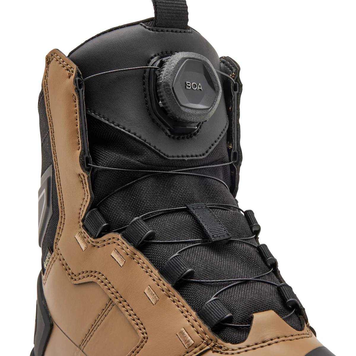 Fox Defend ADV Boots (Black / Dark Khaki Brown)